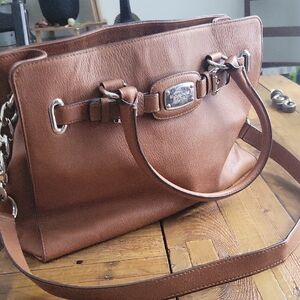 Brown Leather Tote Bag